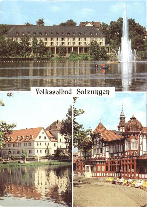 Bad Salzungen Kurhaus Hufelandsanatorium Gradierwerk