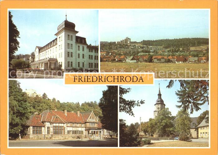 Friedrichsroda Erholungsheim August-Bebel Rheinhardsbrunn Kirchplatz