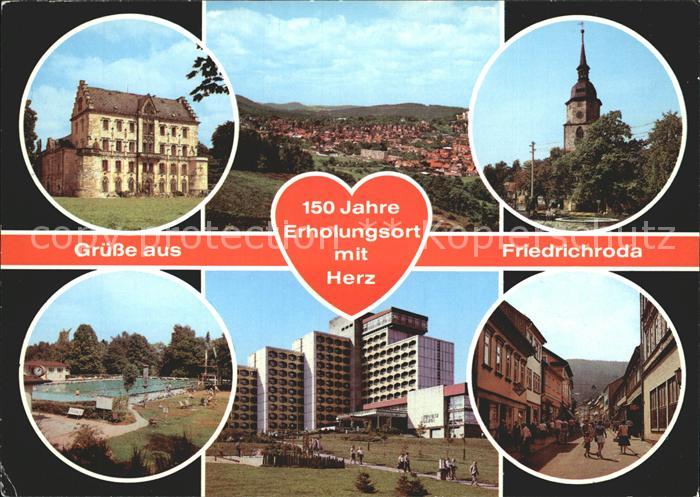 Friedrichsroda Schloss Schwimmbad Erholungsheim-August-Bebel