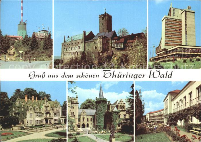 Brotterode Grosser Inselsberg Wartburg Oberhof Interhotel-Panorama Bad-Liebenste