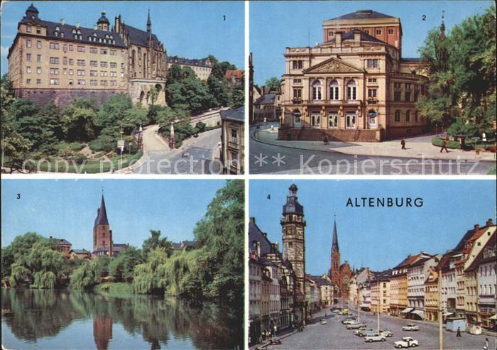 Altenburg Geising Schloss Landestheater Kleiner Teich Markt