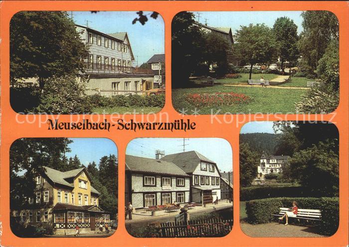 Meuselbach-Schwarzmuehle Restaurant Schwarzmuehle Erholungsheime Hirsch Waldfrie