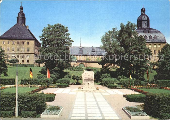 Gotha Thueringen Schloss Friedenstein mit Mahnmal