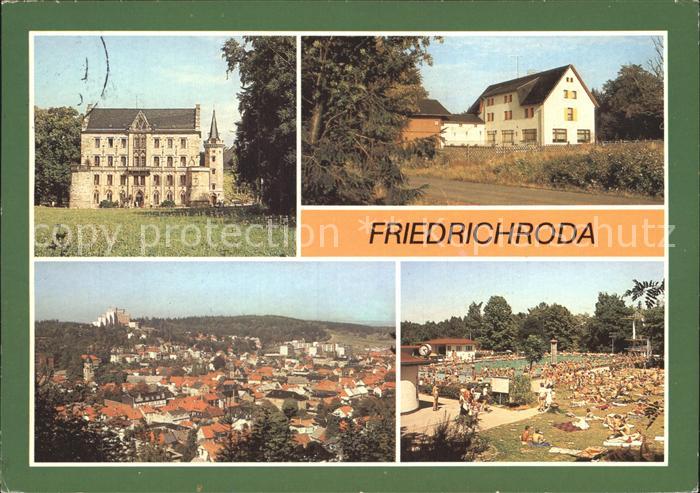 Friedrichsroda Schloss Rheinhardsbrunn Ferienheim Tanzbuche Freibad