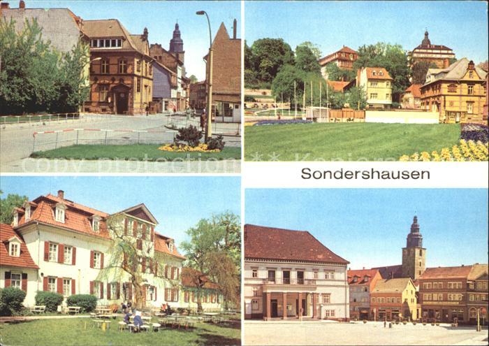 Sondershausen Thueringen Schloss Wilhelm-Pieckstrasse Restaurant zum Possen