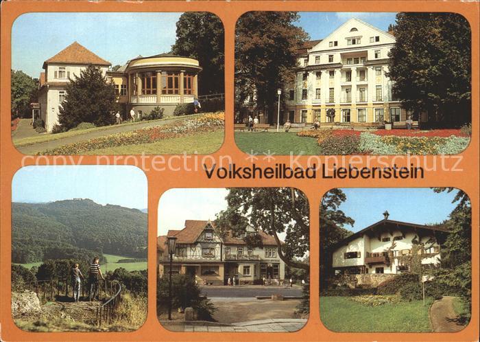 Liebenstein Arnstadt Kurverwaltung Wandelhalle Kurhaus Burgruine