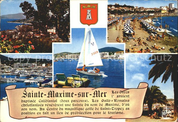 Sainte Maxime sur Mer Var Plage Port
