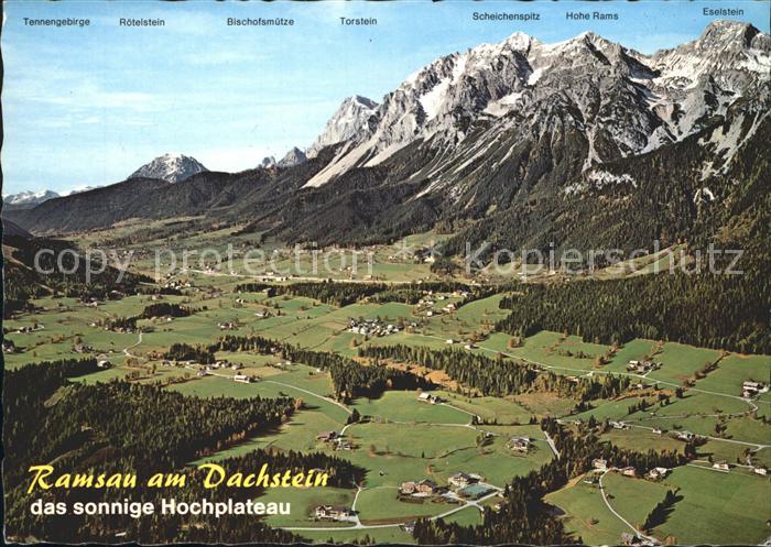 Ramsau Dachstein Steiermark Fliegeraufnahme