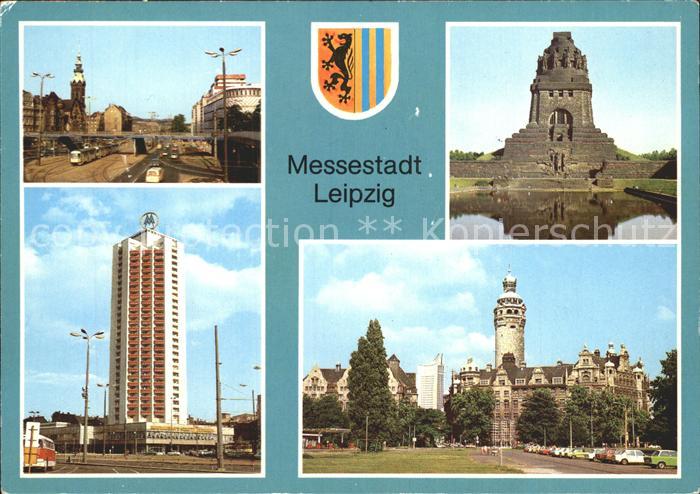 LEIPZIG Sachsen Wintergartenstrasse Richard-Wagner-Strasse Voelkerschlachtdenkma