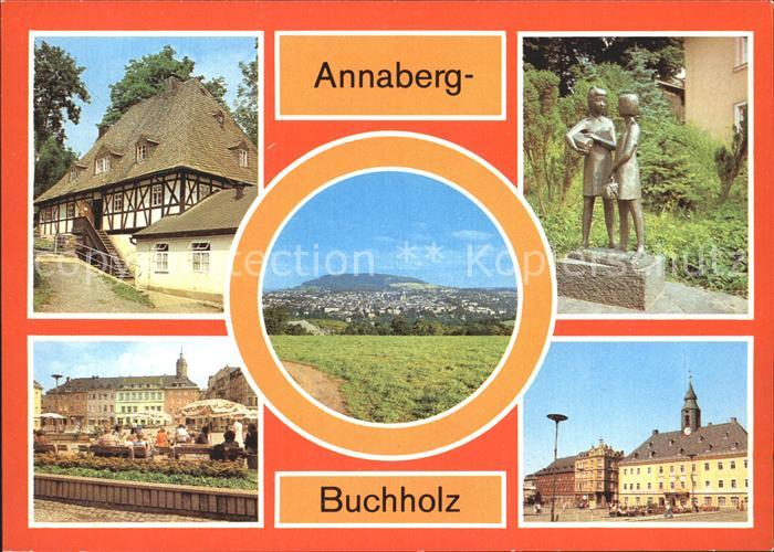 Annaberg-Buchholz Erzgebirge Frohnauer-Hammer Plastik Markt