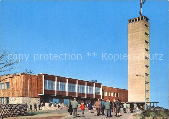 Oberwiesenthal Erzgebirge Fichtelberghaus mit Aussichtsturm