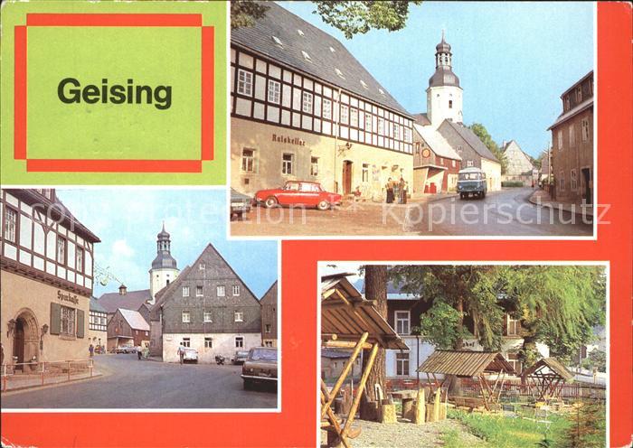 Geising Erzgebirge Hauptstrasse Geisinghof