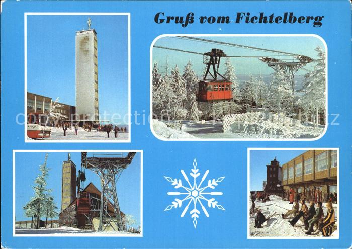 Fichtelberg Oberwiesenthal mit Seilbahn Aussichtsturm
