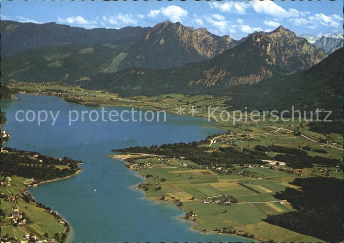 St Wolfgang Wolfgangsee Fliegeraufnahme Wolfgangsee