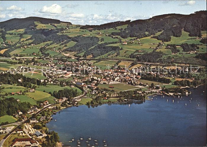 Mondsee Salzkammergut Fliegeraufnahme