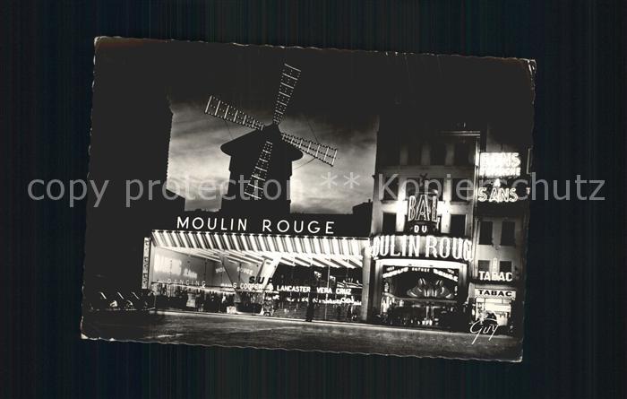 Paris Moulon Rouge Montmartre