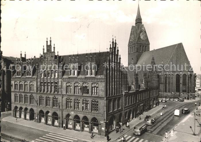 HANNOVER  CITY Rathaus und Marktkirche