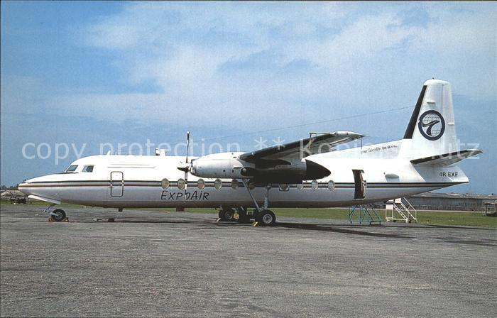 Flugzeuge Zivil Expo Aviation Fokker F27-500RF Friendship Mk500 4R-EXF cn 10631