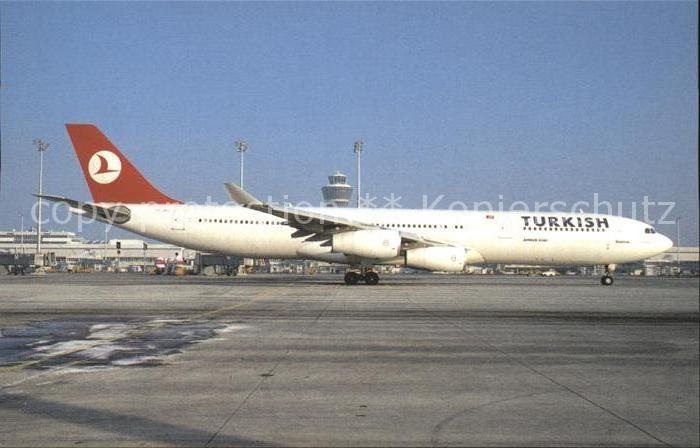 Flugzeuge Zivil Turkish Airbus A 340-300