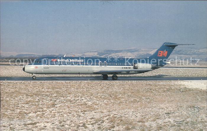 Flugzeuge Zivil British Midland Douglas DC-9-32 G-BMAM