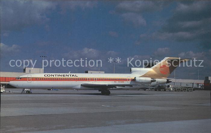 Flugzeuge Zivil Continental Airlines Boeing 727-227 N448BN