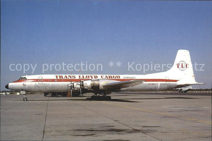 Flugzeuge Zivil Trans Lloyd Cargo CL-44-0 D4-2 EL-WLL