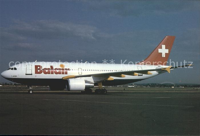 Flugzeuge Zivil Balair Airbus Industrie A310-325 HB-IPL c/n 640