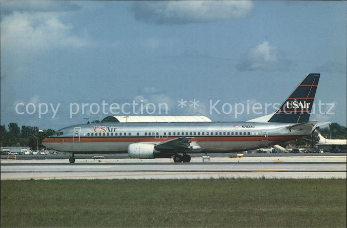 Flugzeuge Zivil US Air Boeing 737-4B7 N7863AU c/n 25022