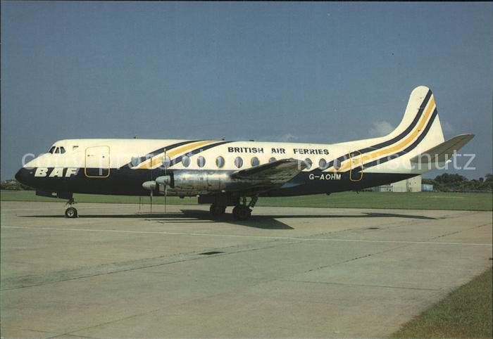 Flugzeuge Zivil British Air Ferries Vickers Viscount 80