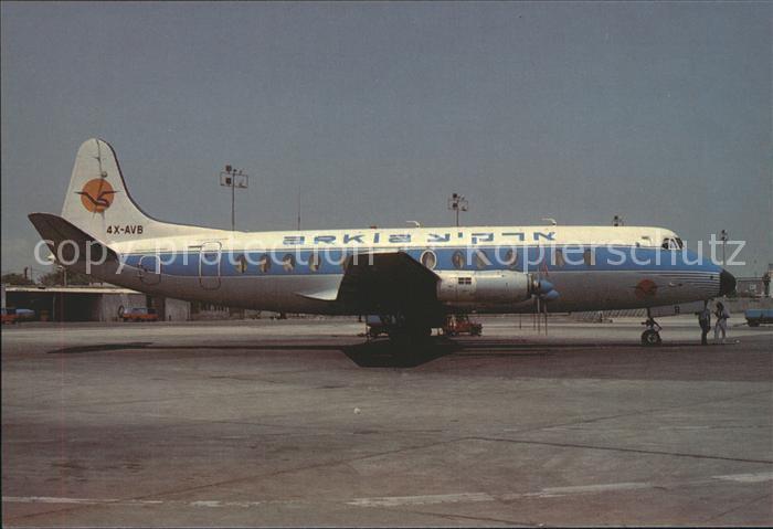 Flugzeuge Zivil Arkia Vickers Viscount 833 c/n 424 4X-A