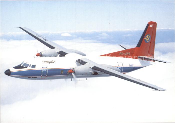 Flugzeuge Zivil Sempati Air Fokker F27 Mk600 PK-JFG
