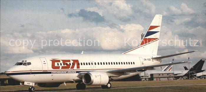 Flugzeuge Zivil CSA Boeing 737-500 OK-XGE