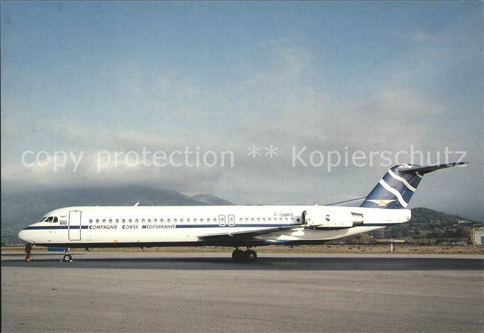 Flugzeuge Zivil Compagnie Corse Mediterranee Fokker 100 F-GMPG