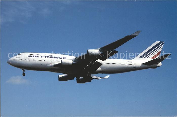 Flugzeuge Zivil Air France Boeing 747-428 F-GITE c/n 25