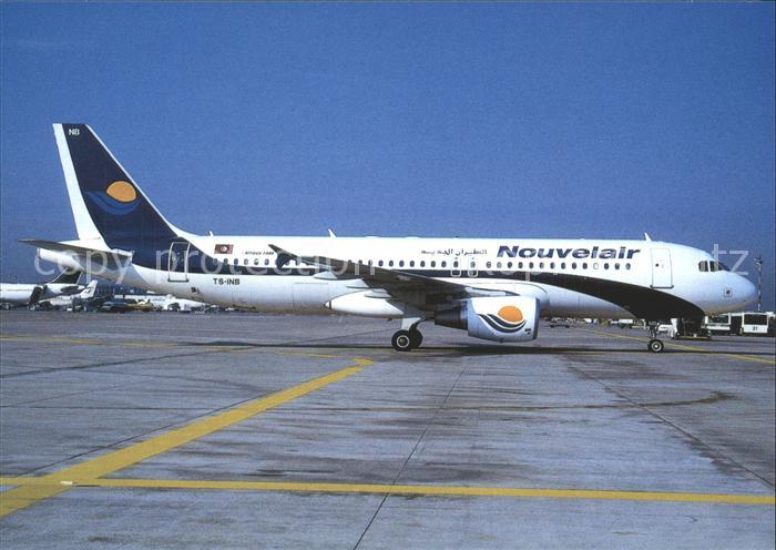 Flugzeuge Zivil Nouvelair Airbus A320 TS-INB