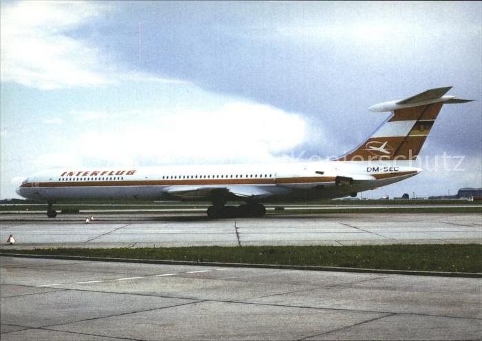 Flugzeuge Zivil Interflug Ilyushin IL-62 DM-SEC Cn 10903