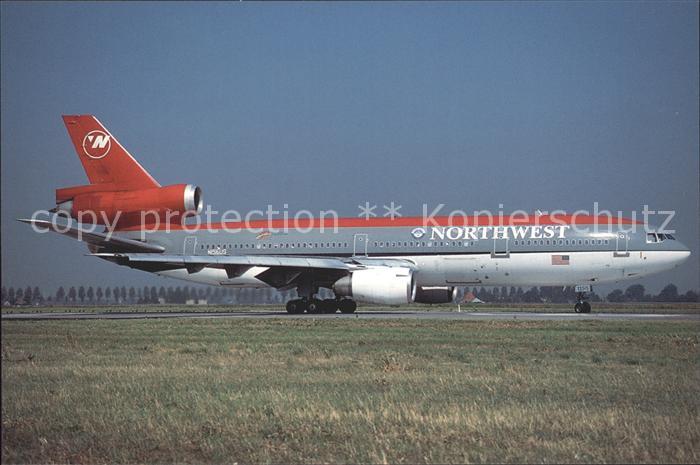 Flugzeuge Zivil Nortwest Airlines McDonnell Douglas DC-10-40 N156US