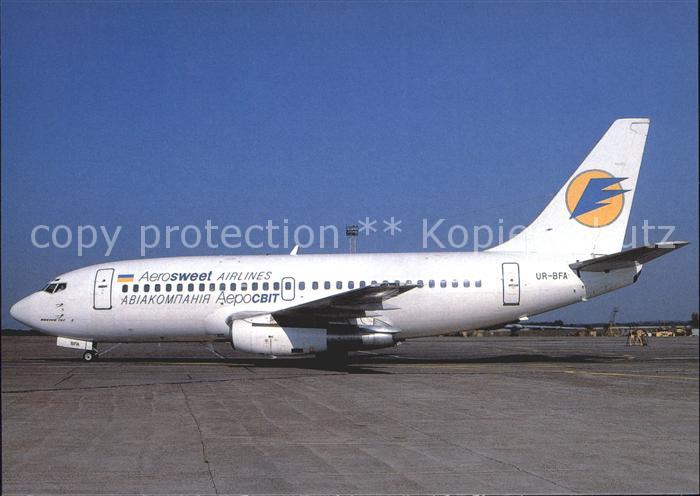 Flugzeuge Zivil Aerosweet Airlines Boeing 737-2L9 UR-BFA c/n 21685/549