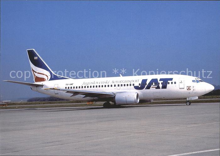 Flugzeuge Zivil JAT B-737-3H9 YU-ANF c/n 23330