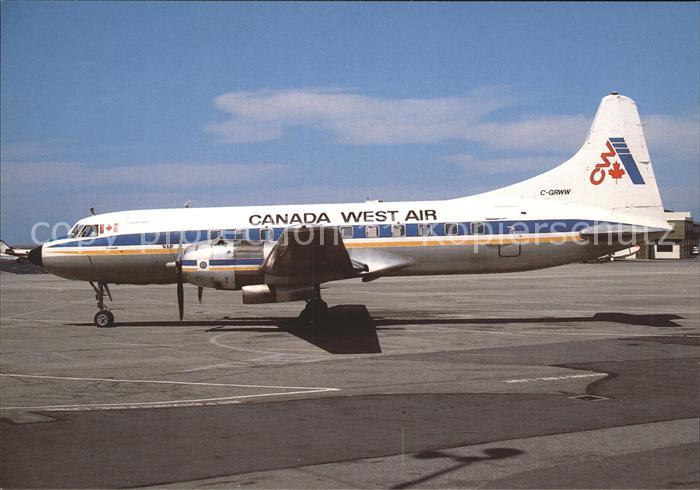 Flugzeuge Zivil Canada West Air Convair 440 Metropolitan C-GRWW c/n 156