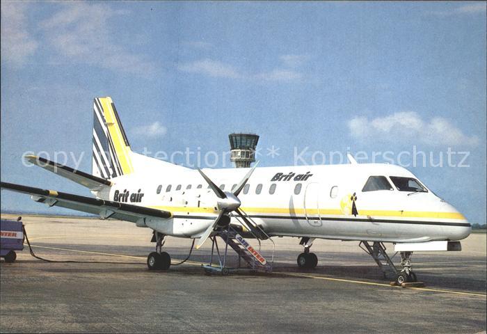 Flugzeuge Zivil Brit Air Saab SF-340 F-GFBZ
