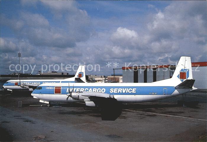 Flugzeuge Zivil Intercargo Service Vickers Vanguard 9530 F-GEJF cn 715