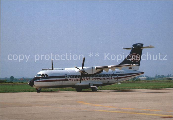 Flugzeuge Zivil Jugoslovenski Aerotransport JAT ATR-42 YU-ALK
