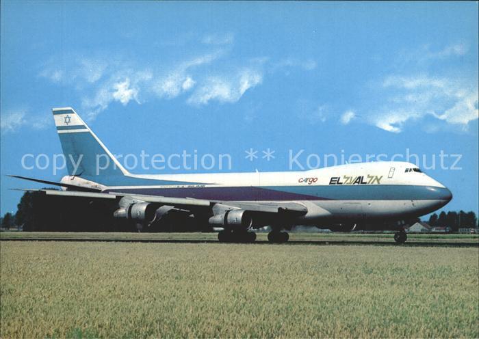 Flugzeuge Zivil EL AL Cargo Boeing 747-285F