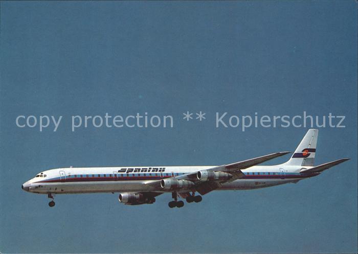 Flugzeuge Zivil Spantax Douglas DC8-61