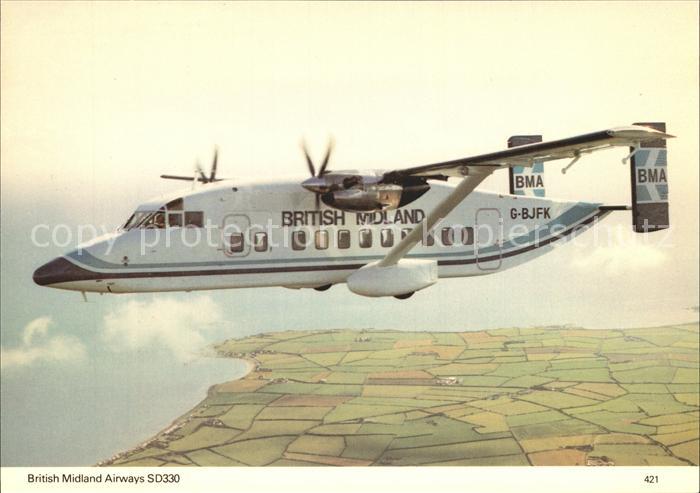Flugzeuge Zivil British Midland Airways SD330