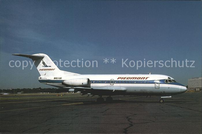 Flugzeuge Zivil Piedmont Airlines Fokker F28 Fellowship 1000 N451US c/n 11103