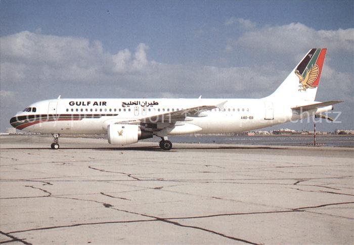 Flugzeuge Zivil Gulfair Airbus A320 A40-EB