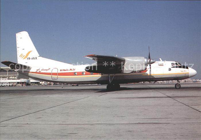 Flugzeuge Zivil Kish Air Antonov AN-24 YR-AMX