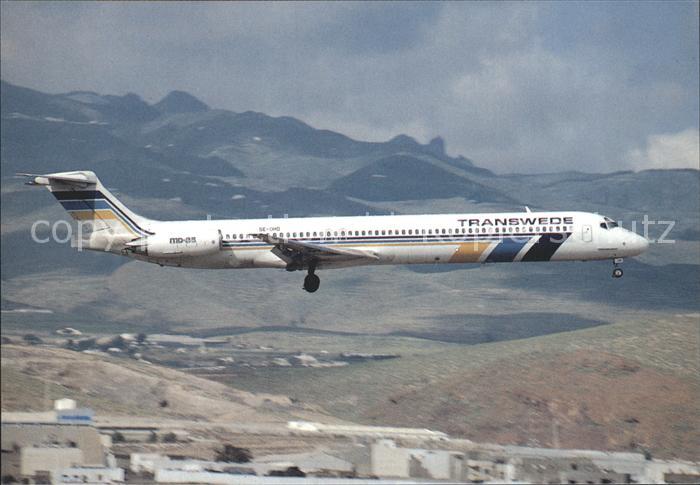 Flugzeuge Zivil Transwede McDonnell Douglas MD-83 SE-DHO